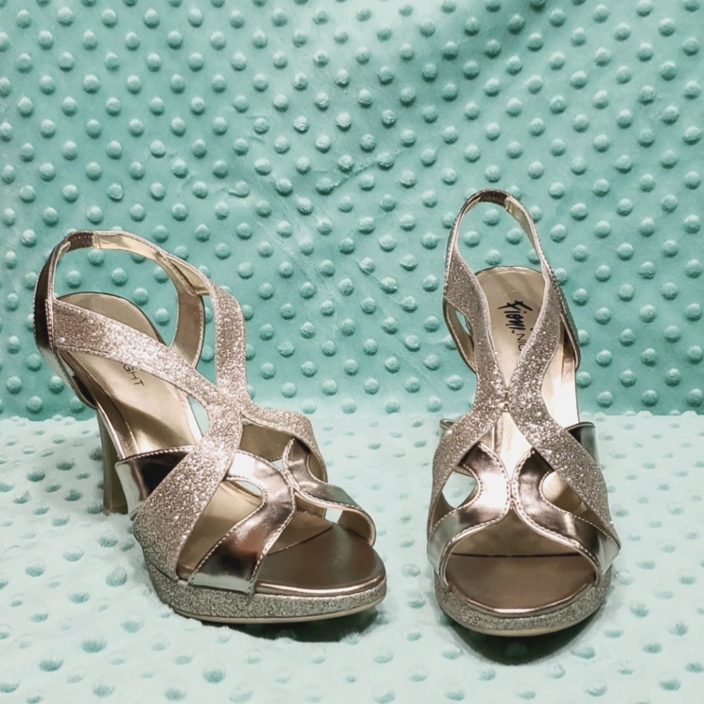 Fioni champagne high heels